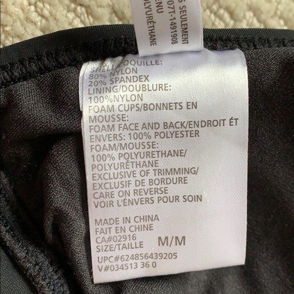 NEW Canada 🇨🇦 leaf halter style bikini top Med - Picture 3 of 9